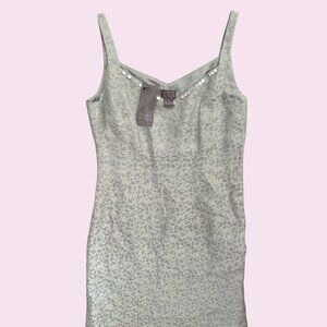 Sigrid Olsen Size 10 Dress NWT seafoam blue/green